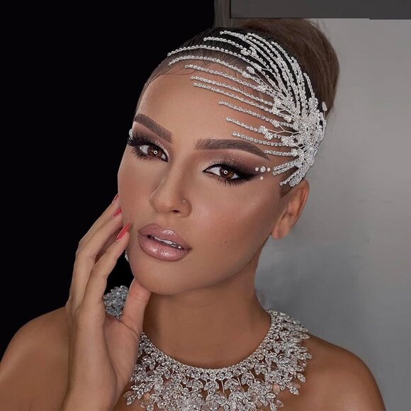 Accessories - Wedding Headband Crystal Bridal Headpiece Rhinestone Hair Accessories for Women